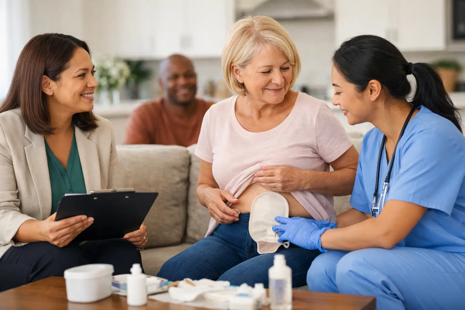 How NDIS Coordinators Arrange Home Nursing for Stoma Care