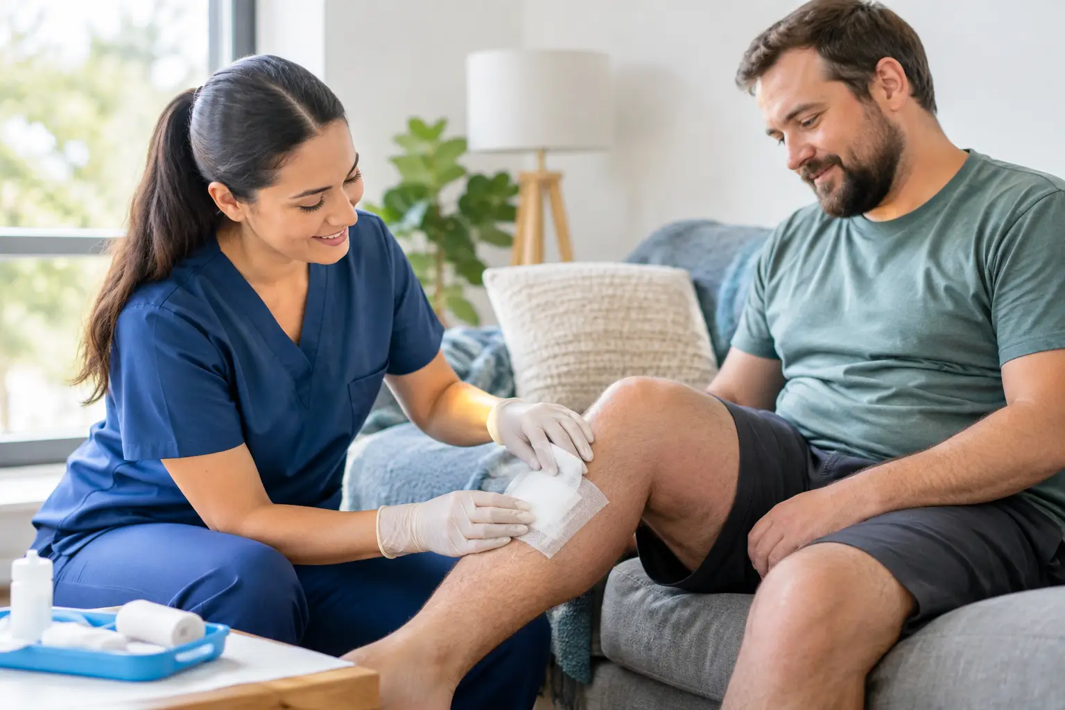 Wound Management Versus Hospital Visits at Home